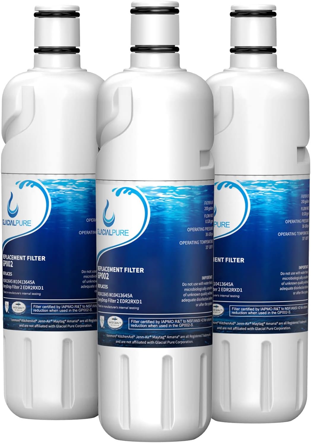 W10413645a Cap Replacement, Refrigerator 2, Compatible with EDR2RXD1, 46-9082, 46-9903, 9082, 9903 (3PACKS)