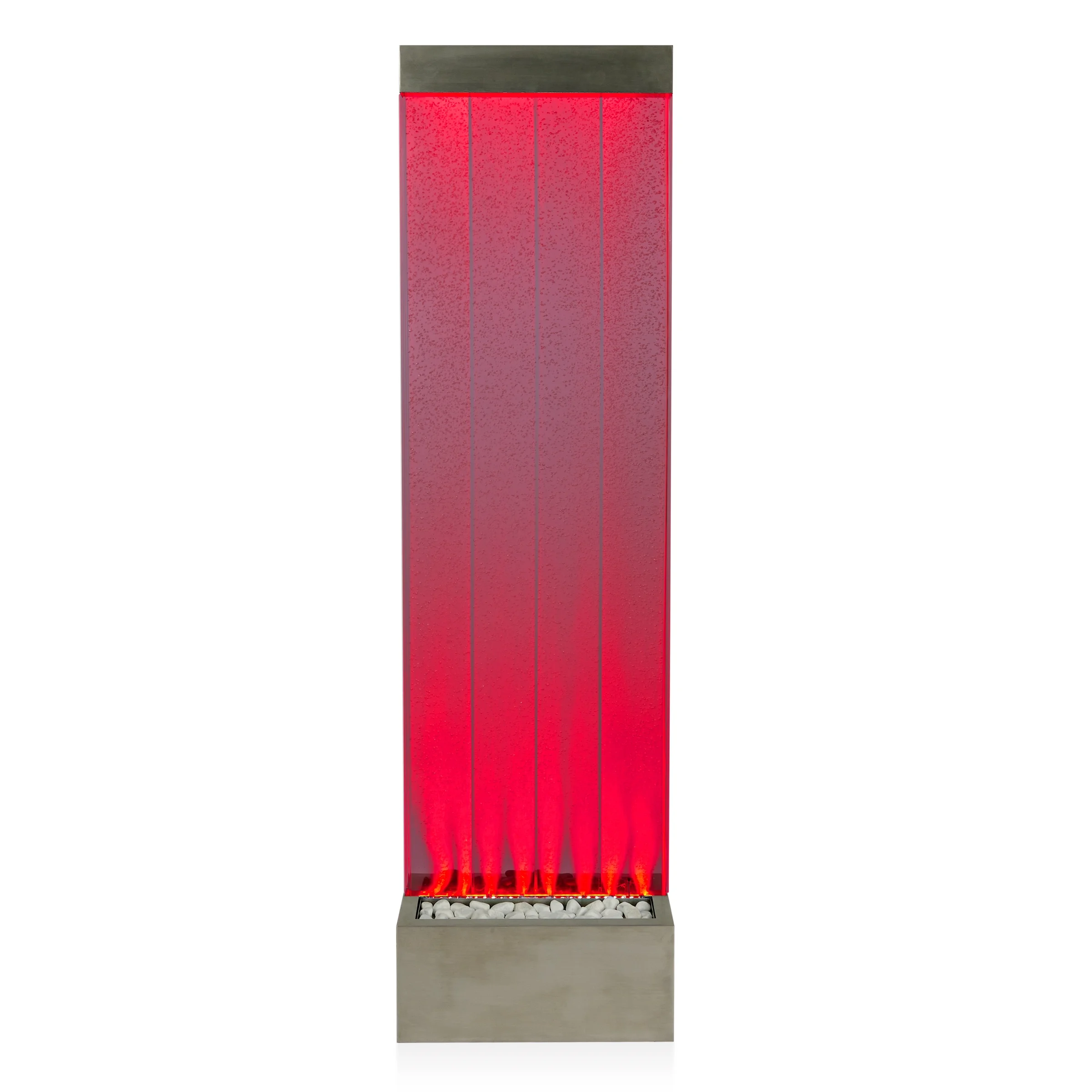 Alpine Corporation 72"H Indoor Acrylic Bubble Wall Corded Electric Fountain - Curated Treasures Market