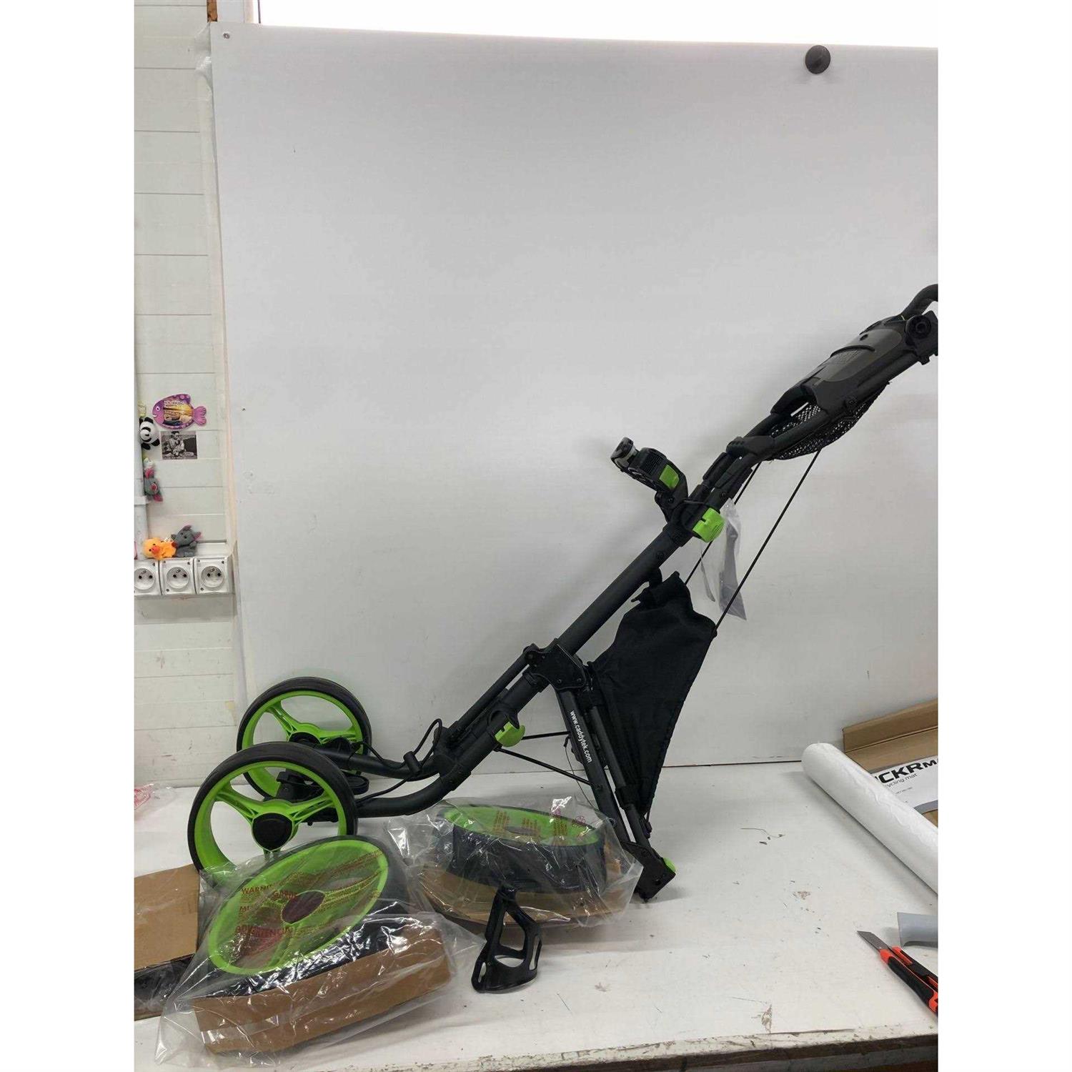 CaddyTek Explorer V8 SuperLite 4 Wheel Golf Push Cart - Sports Supplies Online Store