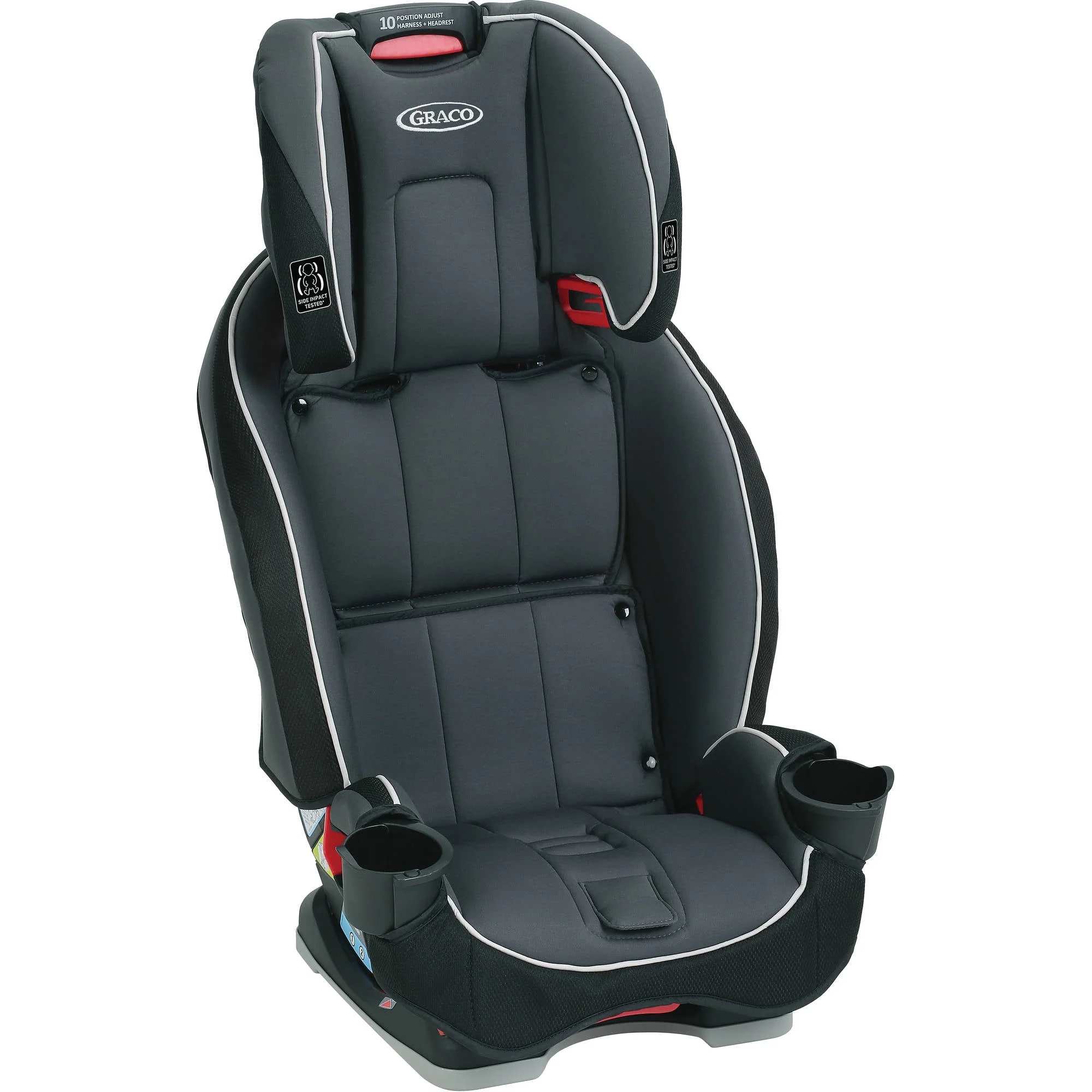Graco SlimFit 3-in-1 Car Seat, Saves Space in Your Back Seat, Anabele