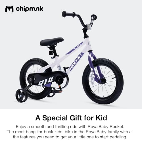 Chipmunk Kids Bike Toddlers 12 14 16 18 Inch Wheel Bicycle Beginners Boys Girls Ages 3-11 Years, Multiple Color Options