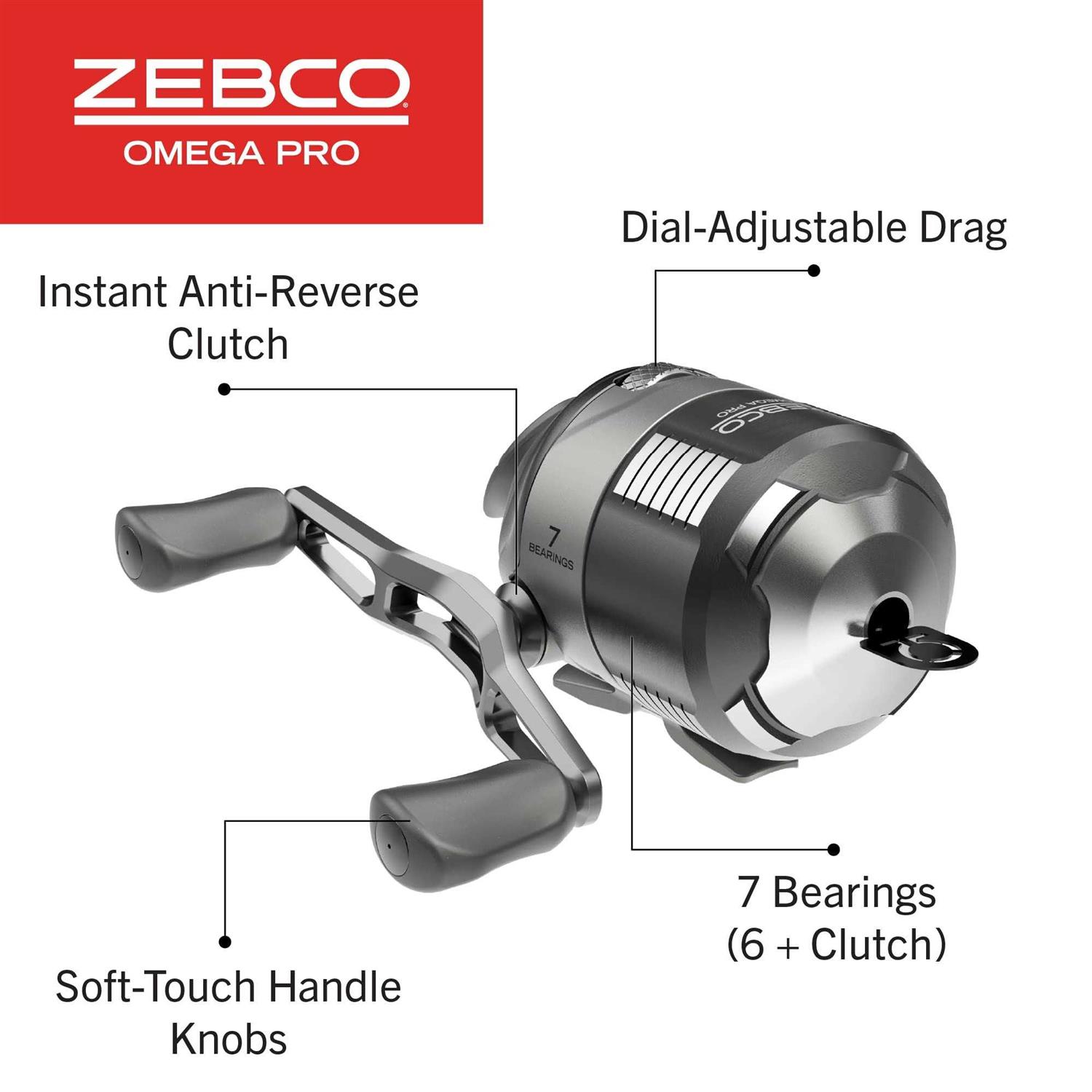 Zebco Omega Pro Spincast Reel - Sports Supplies Online Store