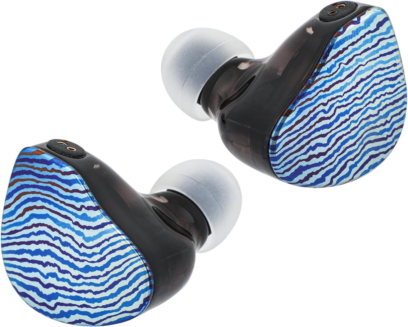Linsoul 7Hz Aurora in Ear Monitor, 1 DD+1 Planar +2 BA IEM Earphones with 3D Printed Shells, Wired Gaming Earbuds