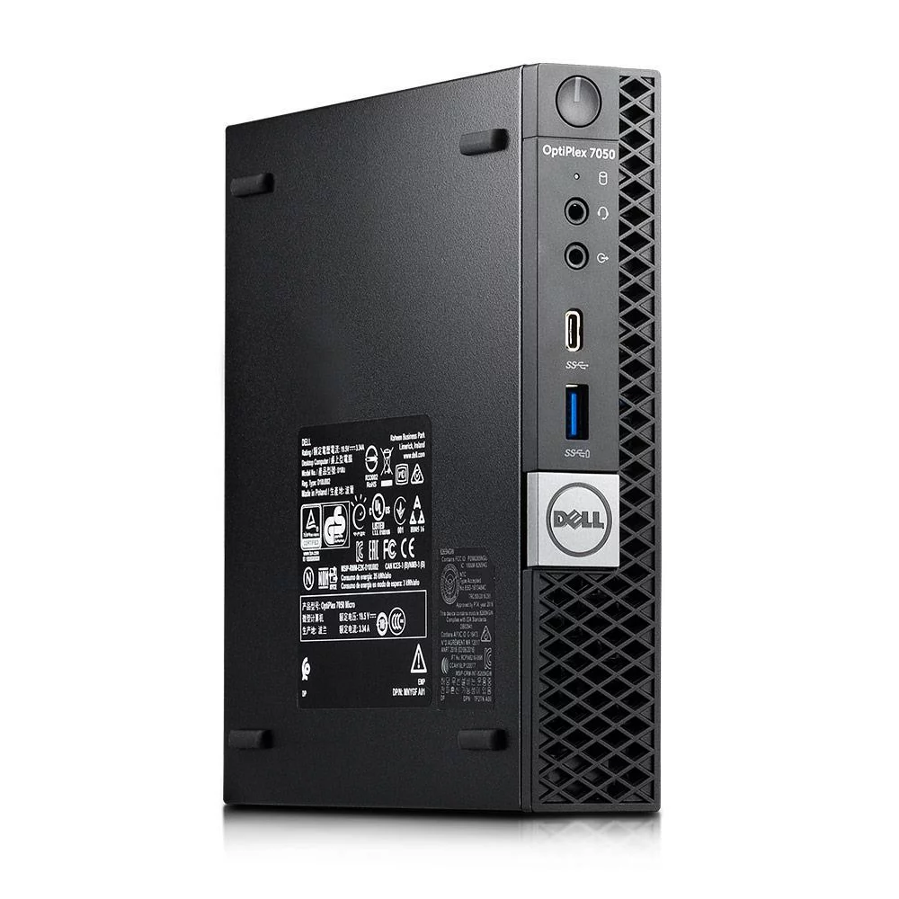 Restored Dell Optiplex 7050 Micro PC Intel i5-7500T 2.7Ghz - 8GB DDR4 - 128GB SSD - Win 10 Pro () (Refurbished)