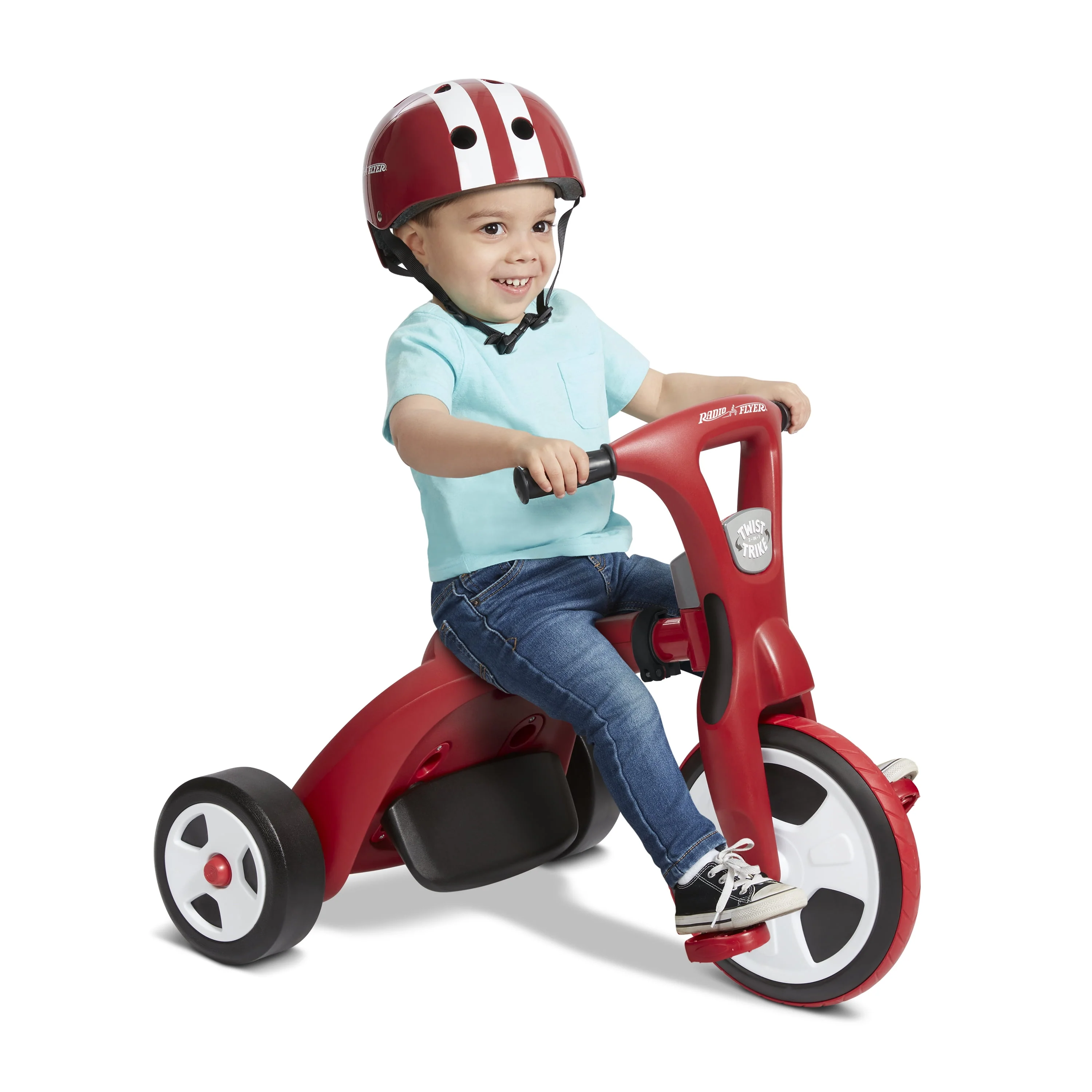 Radio Flyer, Twist Trike, 2 Tricycles in 1, for Boys and Girls 2-7 Years