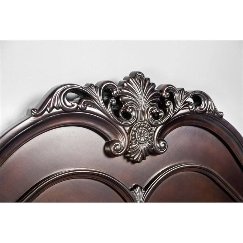 Furniture of America Ruben Traditional Queen Poster Bed in Cherry
