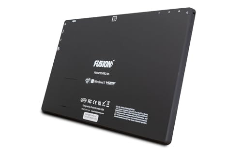 Fusion5 10.1" Windows 11 Professional Tablet PC - Intel 13th Gen - Full HD Windows Tablet Computer - 8GB RAM, 256GB SSD Storage, Quad-Core CPU