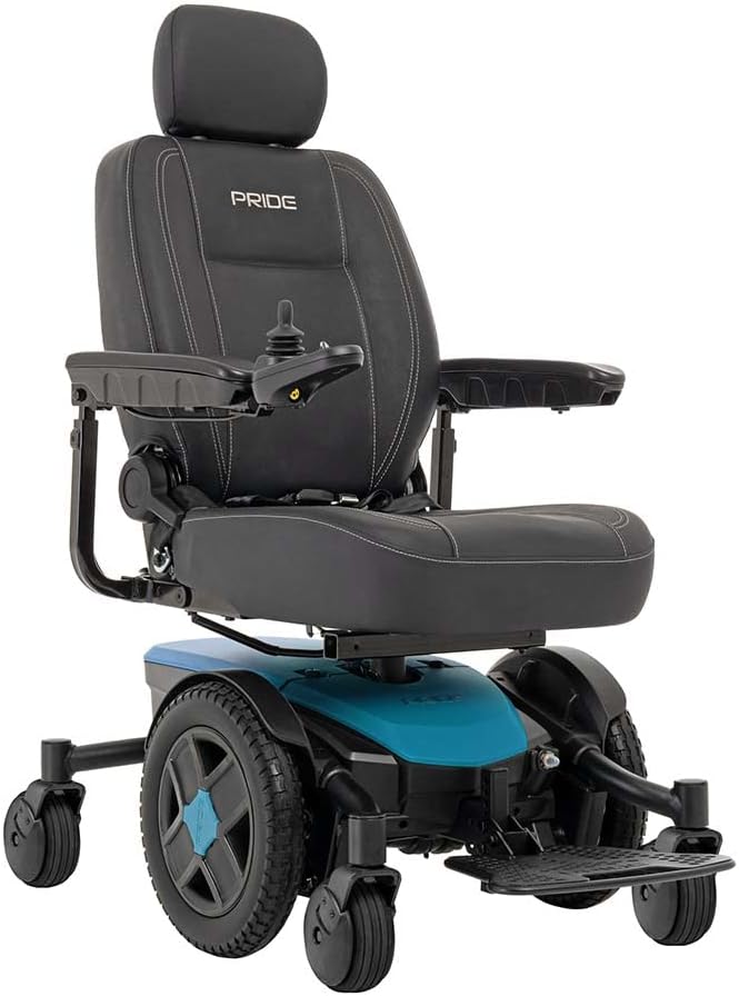 Pride Mobility Jazzy EVO 613 Li Group 2 Power Chair, in-line, Mid Wheel Drive, Motorized Electric Wheelchair for Adults, 300 lbs. WC, Up to 5.1 MPH