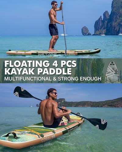 11'6"x35" Inflatable Paddle Board, 450lbs Extra Wide Stand Up Sup Board for Adults