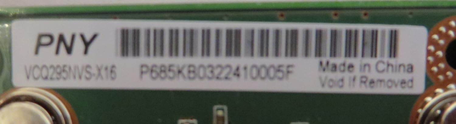 PNY Quadro NVS 295 256MB DDR3 2DisplayPort PCI-Express x16 Low Profile Video Card