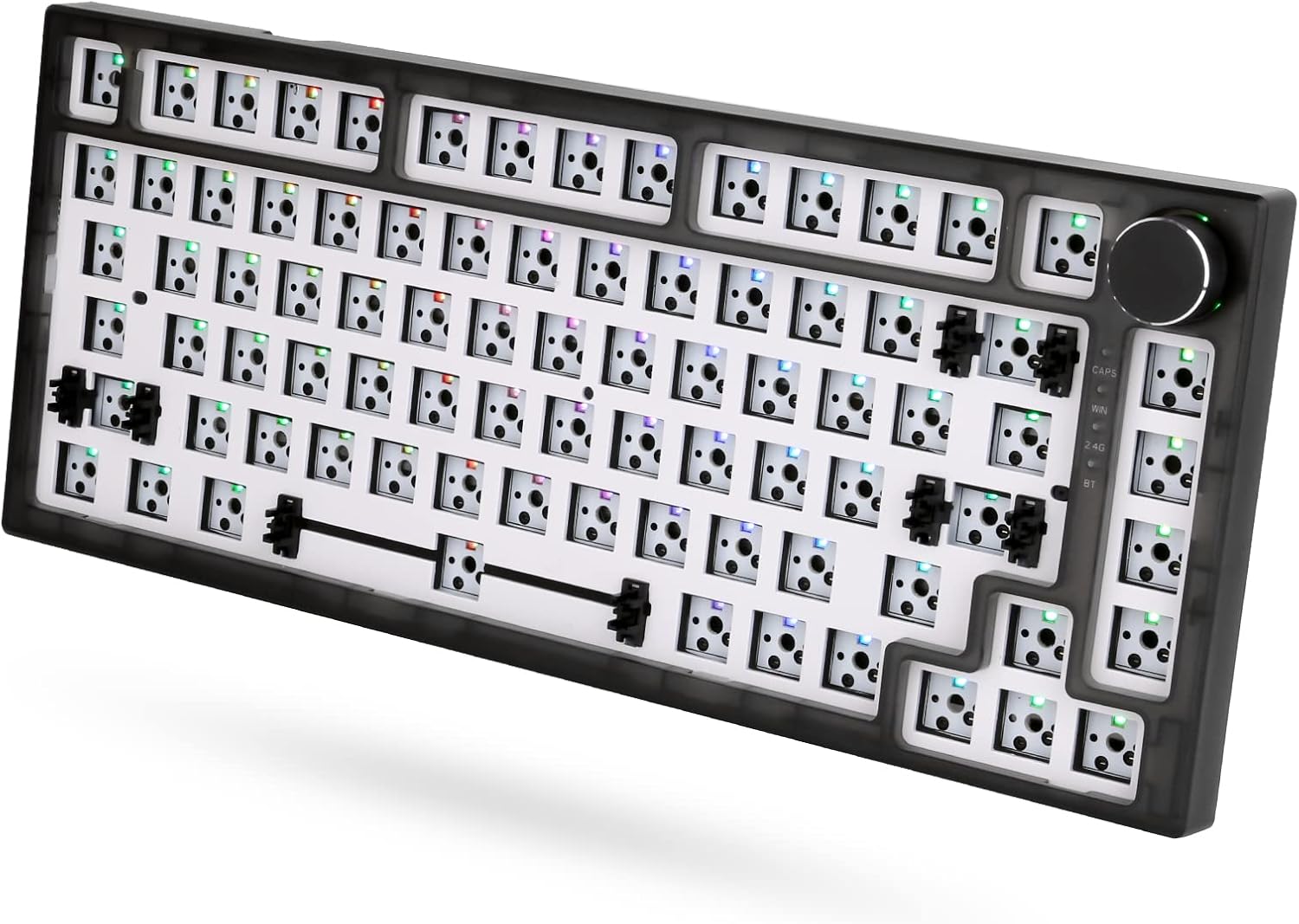 Feker IK75 V3 3 Mode 75% Gasket Mechanical Keyboard kit - Wireless/Wired/2.4GHz Customized Programmable Keyboard Kit