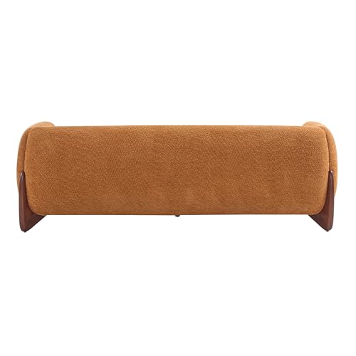 Christopher Knight Home Almab 82 Inches Sofa Couch, Cozy Boucle Upholstered 3-Seater Sofa, Wood Frame Couch, Comfy Couches for Living Room and Office