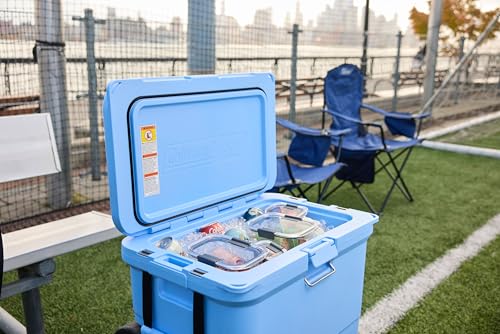 Coleman Pro Heavy-Duty 45qt Ultra-Light Premium Hard Cooler, Extra-Thick Insulation Keeps Ice up to 4 Days, 74-Can Capacity