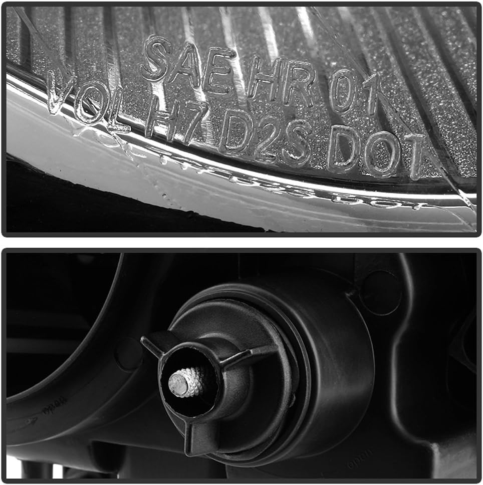 ACANII - For [Halogen Model Only] 2003-2006 Mercedes Benz W211 E-Class Headlights Headlamps Pair Driver + Passenger Side