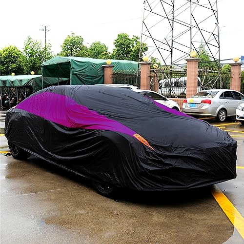 MORNYRAY Waterproof Car Cover All Weather Snowproof UV Protection Windproof Outdoor Full car Cover