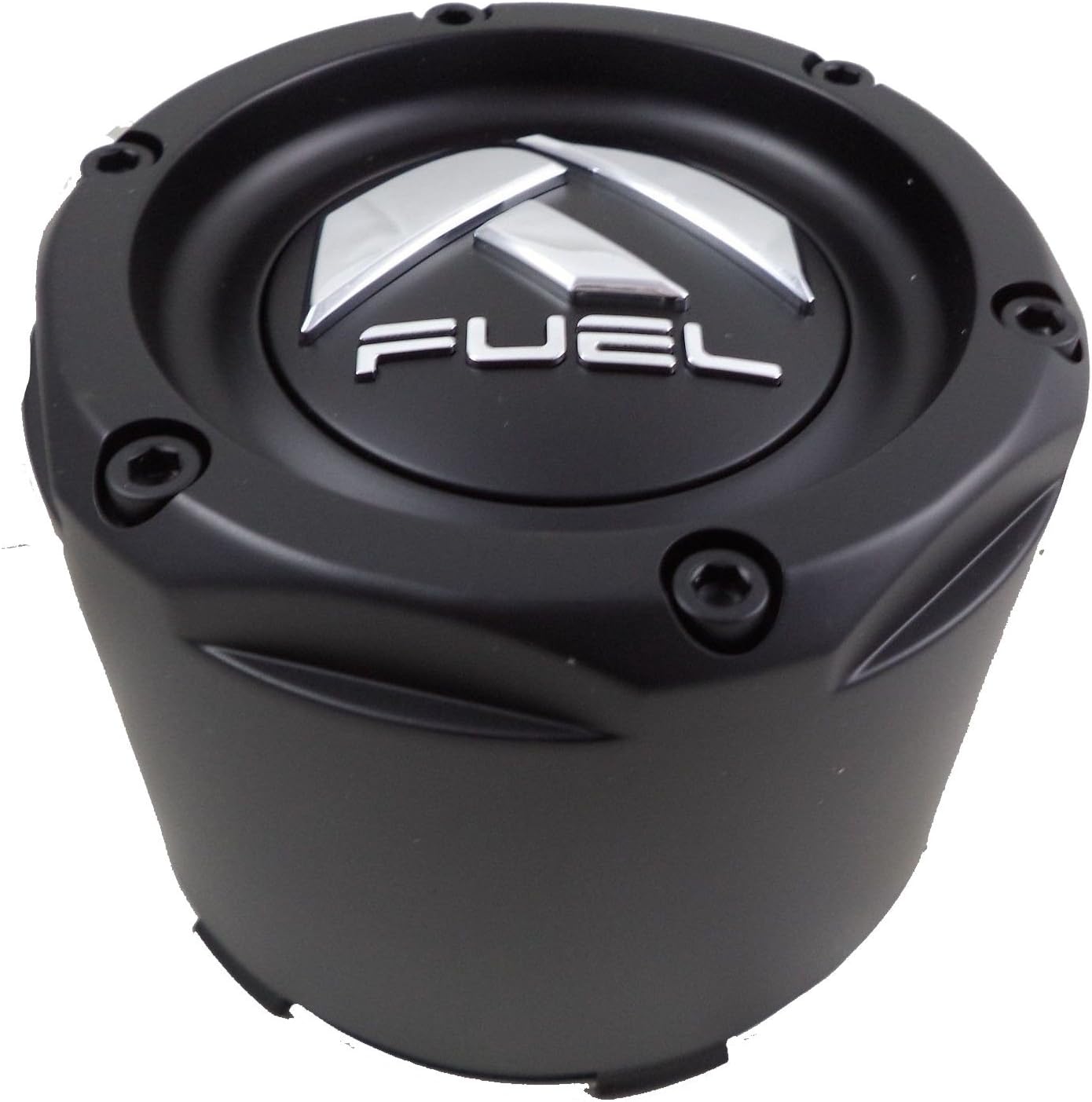 Fuel Matte Black Black Rivets Custom Wheel Center Caps Set of Two (2) 1003-50MB