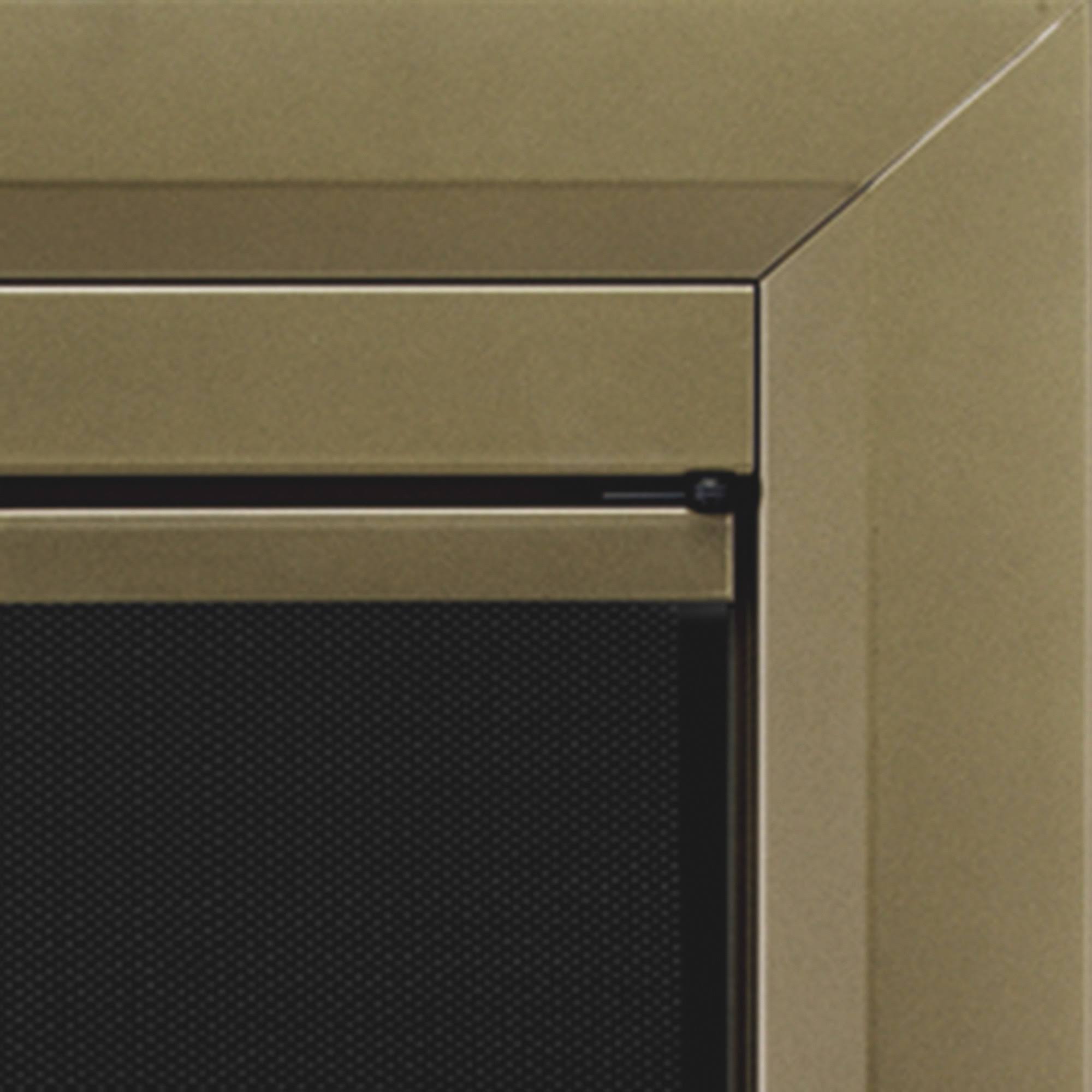 Pleasant Hearth CA-3202 Cahill Fireplace Glass DOOR, Antique Brass, Large