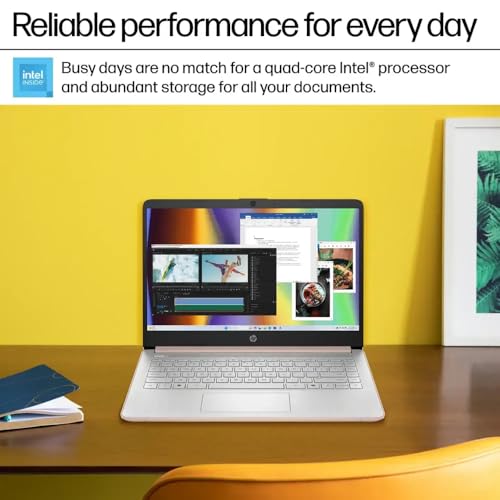 HP 14 Ultrabook • Intel 4-Core N150 • Microsoft 365 • Copilot AI • 32GB RAM • 1.6TB Storage (128GB SSD + 512GB Portable + 1TB OneDrive) • Wi-Fi 6 •