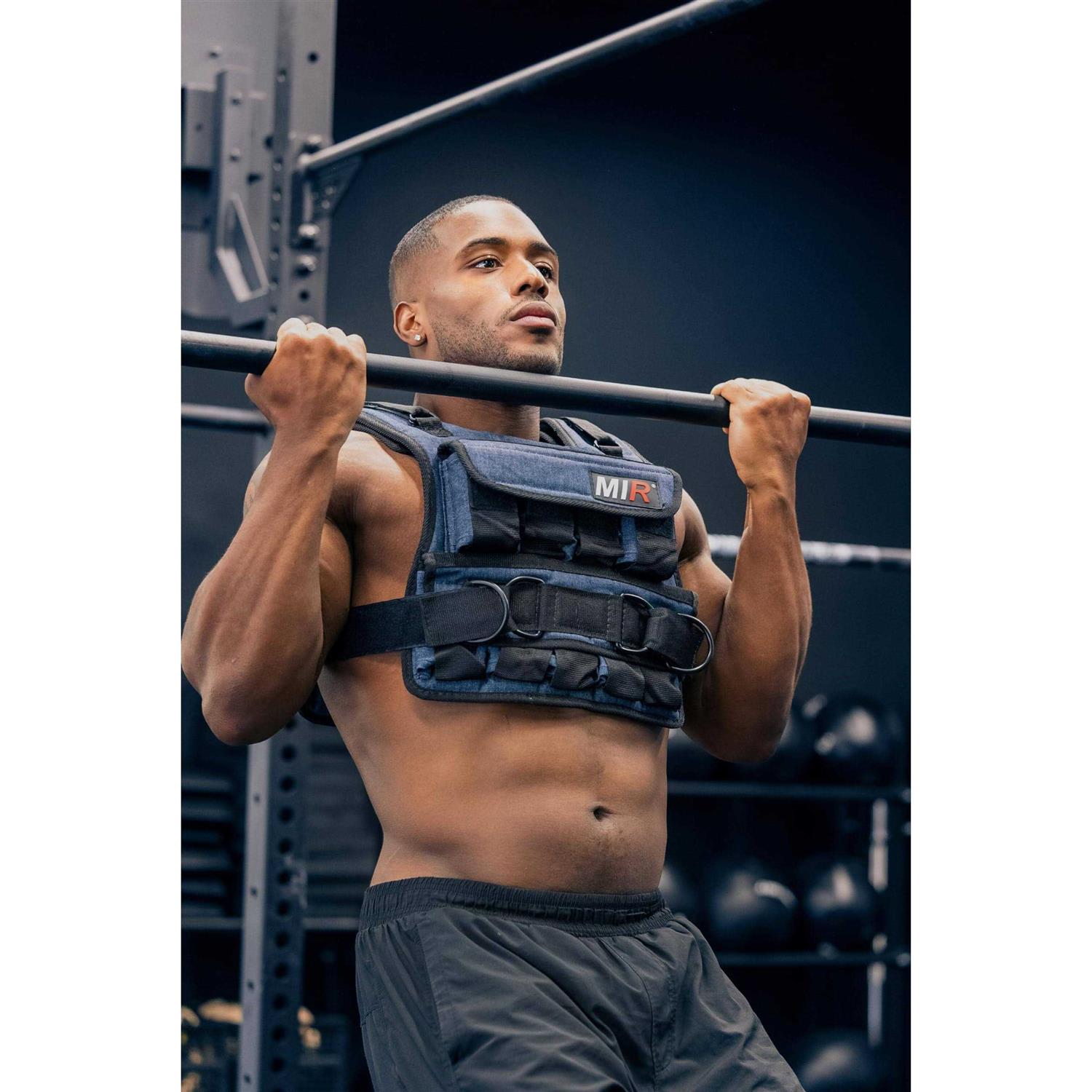 Mir Air Flow Weighted Vest with Zipper Option 20lbs - Sports Supplies Online Store