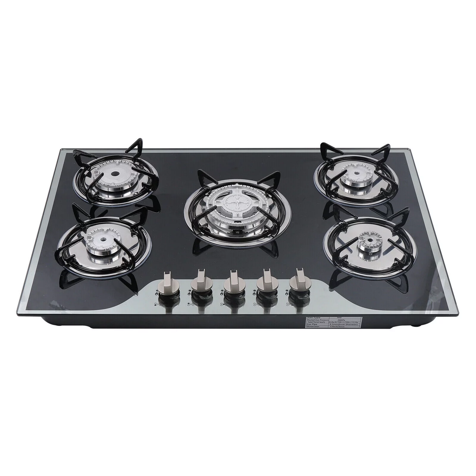 MIDUO 5 Gas Hobs Built-in Kitchen Cooker