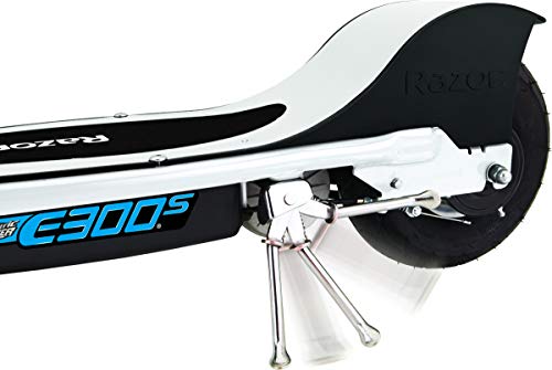 Razor E300S Seated Electric Scooter for Kids Ages 13+ - 9" Pneumatic Tires, Removable Seat, Up to 15 mph and 40 min of Ride Time