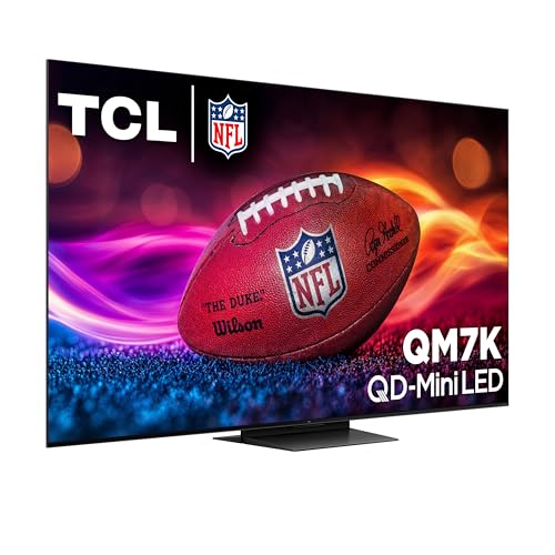 TCL 55-Inch Class QM7K Series QD-Mini LED 4K UHD Google Smart TV Best Premium Mini-LED TV - QLED, 144hz, 240hz Gaming Rate, Anti-Reflective Screen