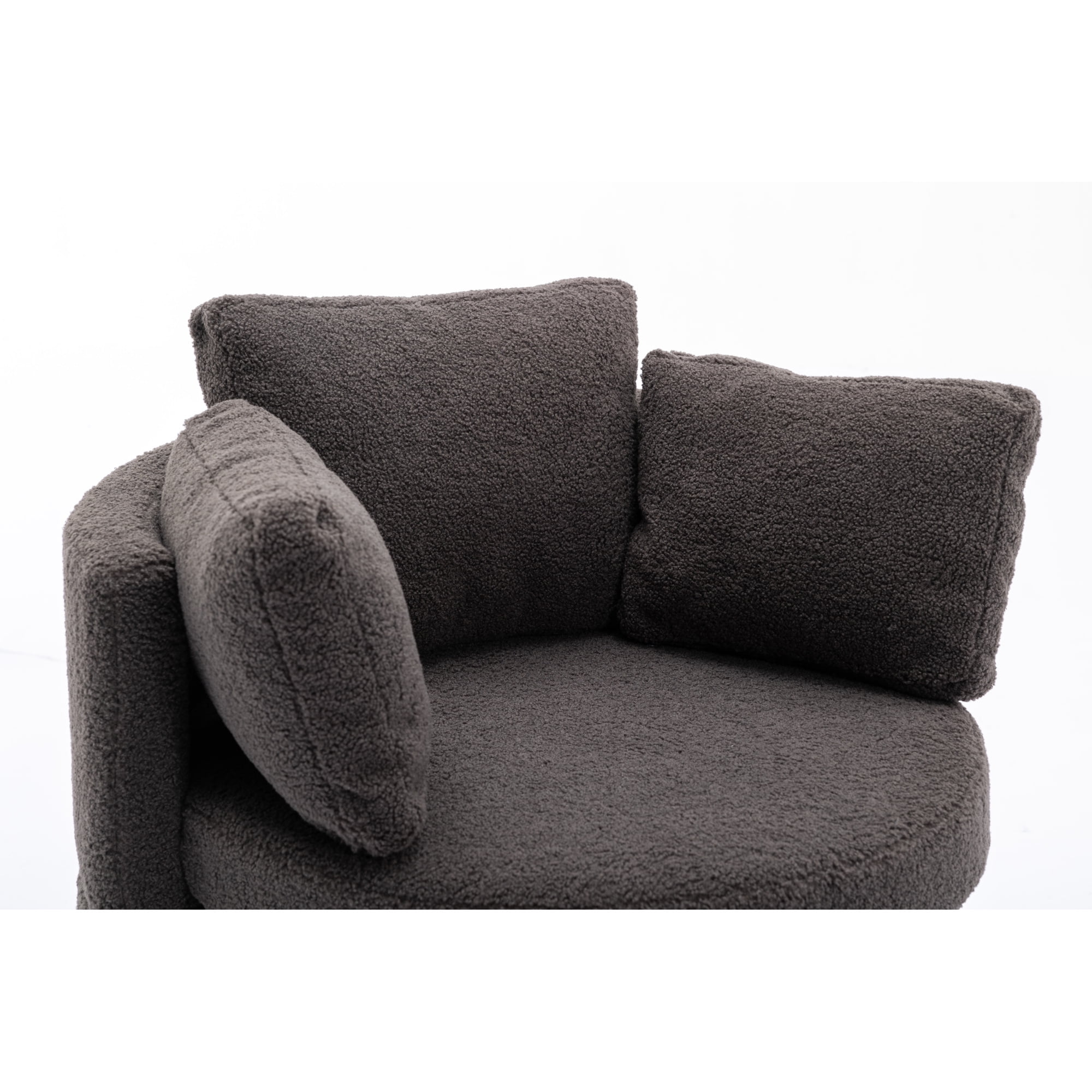 Swivel And Storage Chair For Living Room,Dark Gray