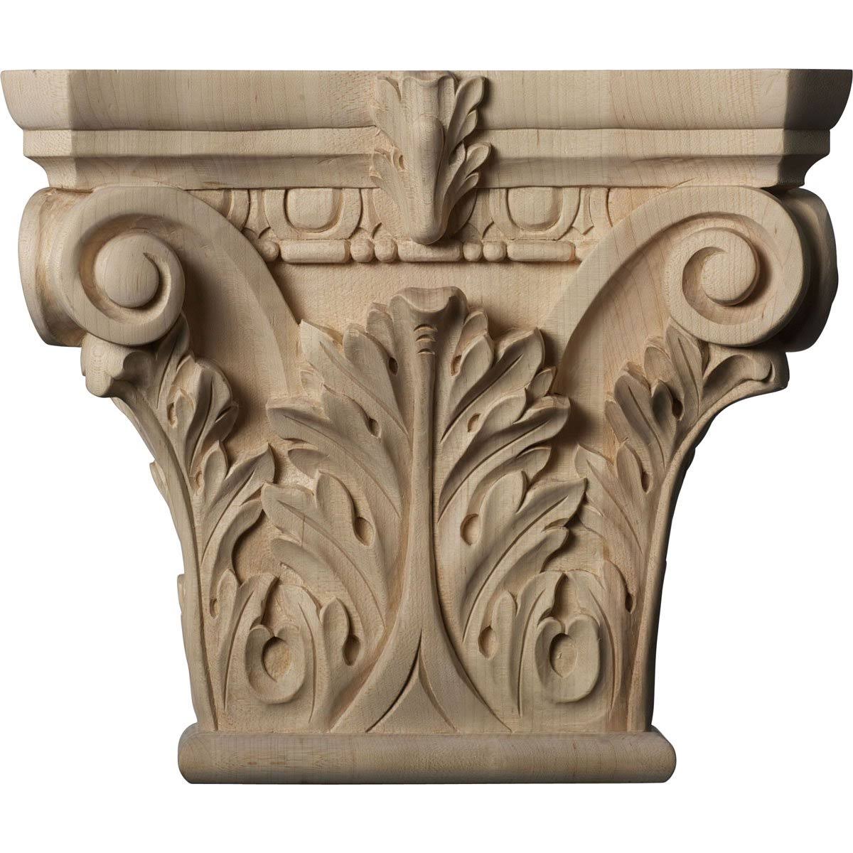 Ekena Millwork Large Floral Roman Corinthian Capital (Alder)