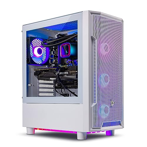 Skytech Archangel Gaming PC Desktop, Ryzen 7 7700X 4.5 GHz (5.4GHz Turbo Boost), NVIDIA RTX 4070 Super 12GB GDDR6X, 1TB SSD, 32GB DDR5 RAM 5600 RGB