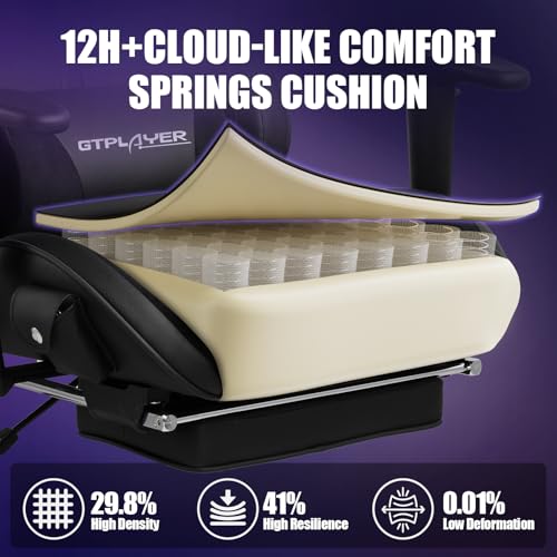 GTPLAYER Gaming Chair with Speakers, Music Gaming Recliner Chair for Adults and Kids