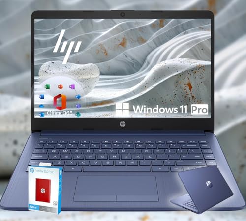 HP 14 Ultrabook • Intel 4-Core CPU • Back to School Limited Edition with Microsoft 365 • 32GB RAM • 1.6TB Storage (128GB OnBoard withHP 512GB P500