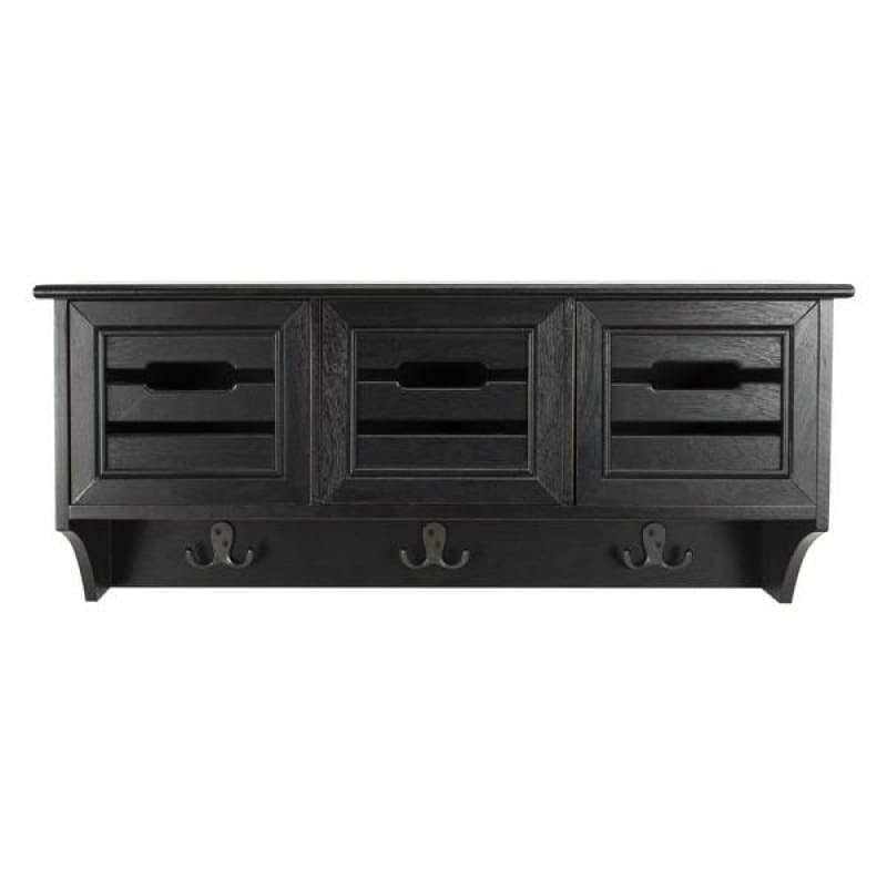 Safavieh Leon Hanging 3 Drawer Wall Rack - White