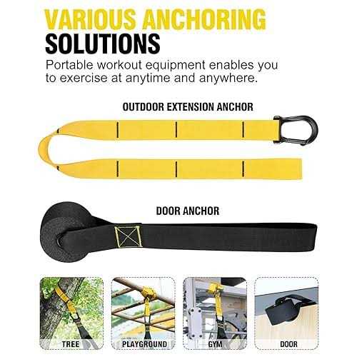 Home Resistance Training Kit Resistance Trainer Fitness Straps for Full-Body Workout - Sports Supplies Online Store