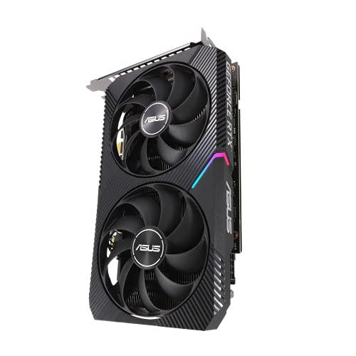 ASUS Dual NVIDIA GeForce RTX 3060 V2 12GB GDDR6 Gaming Graphics Card (PCIe 4.0, 12GB GDDR6 Memory, HDMI 2.1, DisplayPort 1.4a, 2-Slot Design