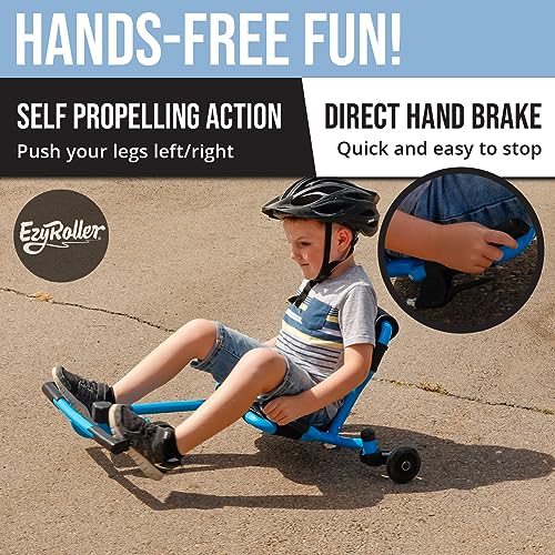 EzyRoller New Drifter-X Ride on Toy for Ages 6 and Older, Up to 150lbs. - Black