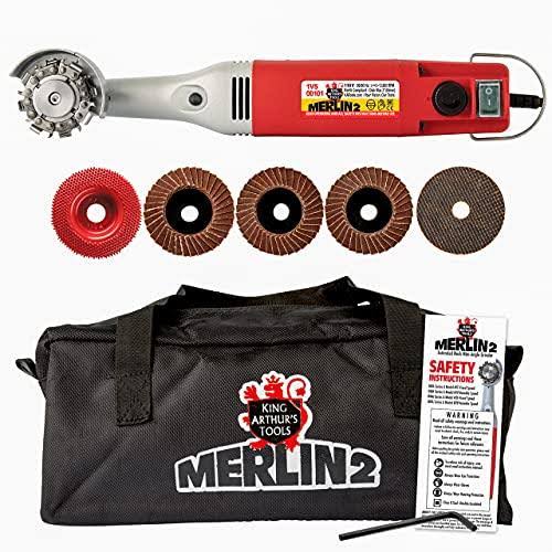 King Arthur's Tools 10005 Merlin 2 Mini Grinder Carving Kit