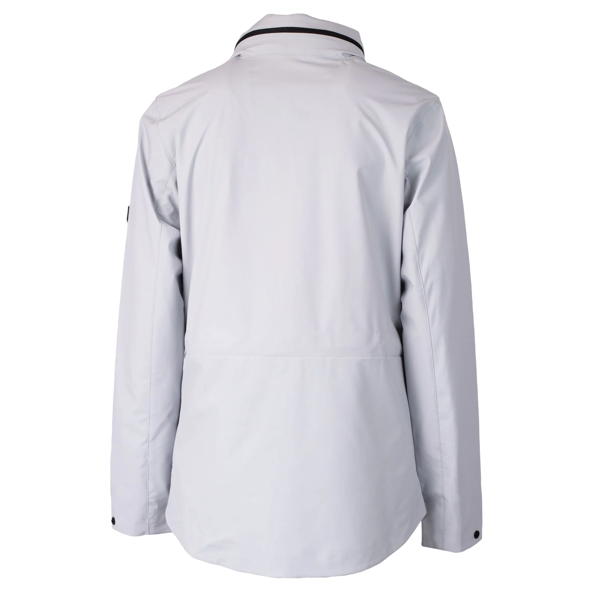 Women's Cutter & Buck  Gray New Orleans Saints Helmet Logo Vapor Water Repellent Stretch Full-Zip Rain Jacket