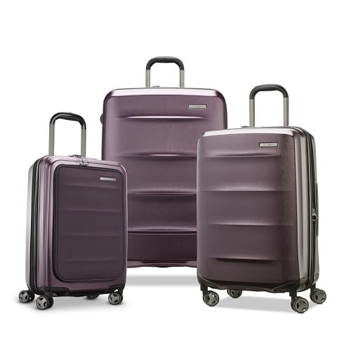 Samsonite Carry-On Pro Front Pocket Hardside Expandable 21-Inch Octiv Luggage: Durable & Impact Resistant, 360° Aero Trac Spinner Wheels