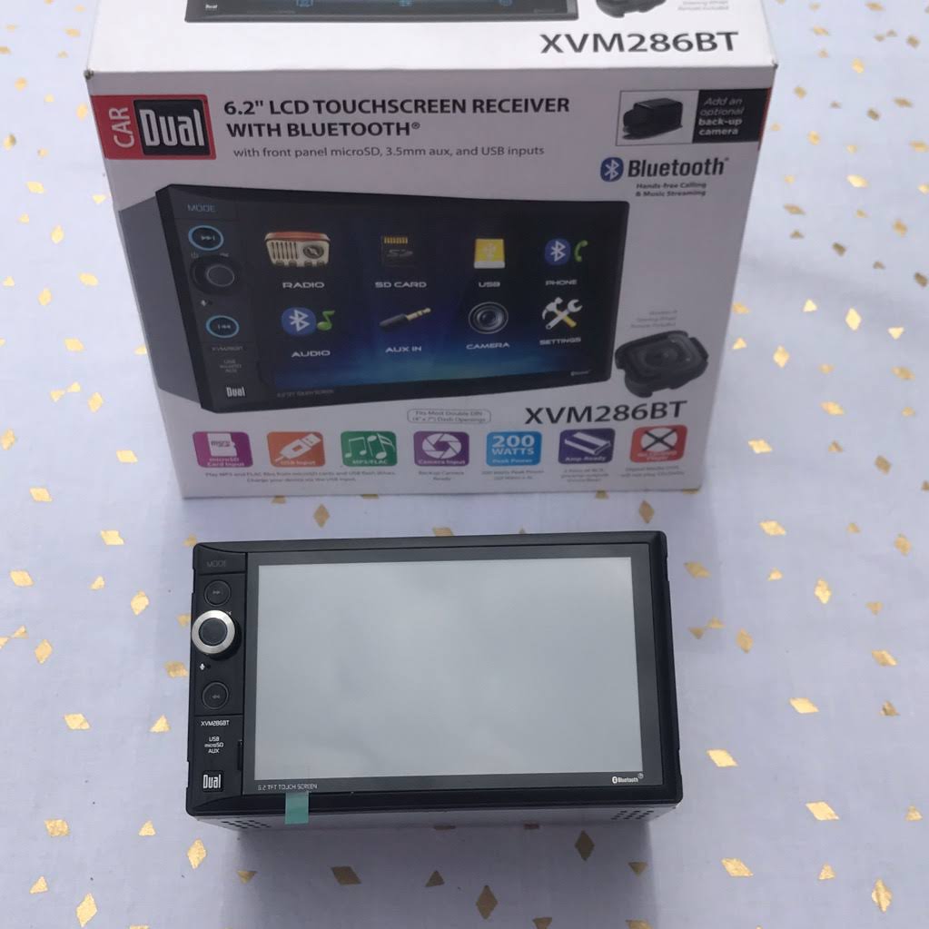 Dual Electronics Xvm286bt Double DIN Bluetooth Multimedia Car Receiver