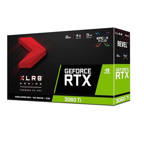 PNY GeForce RTX 3060 Ti 8GB Verto Dual Fan Graphics Card LHR