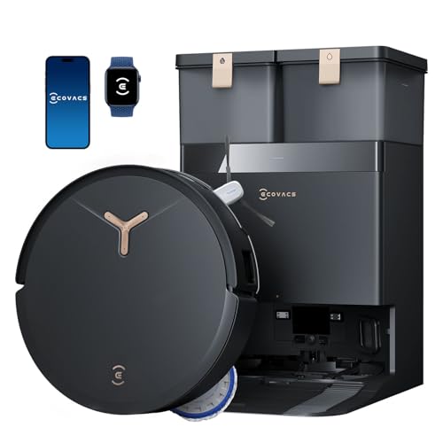 ECOVACS DEEBOT T50 MAX PRO Omni Robot Vacuum and Mop, 18,500Pa Suction, 18mm Auto-Lift, ZeroTangle &TruEdge 2.0, AIVI 3.0 Obstacle Avoidance