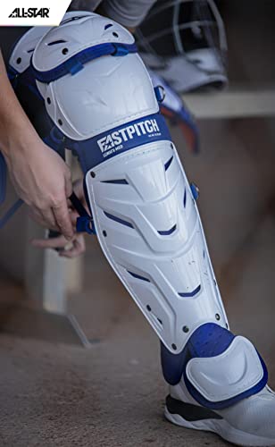 All-Star Catcher’s Gear Kit – Includes Helmet, Chest Protector & Leg Guards – Lightweight, Durable Baseball Protective Set, Meets NOCSAE