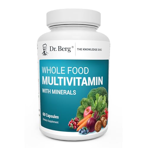Dr. Berg Whole Food Multivitamin with Minerals - Daily Multivitamin for Men and Women