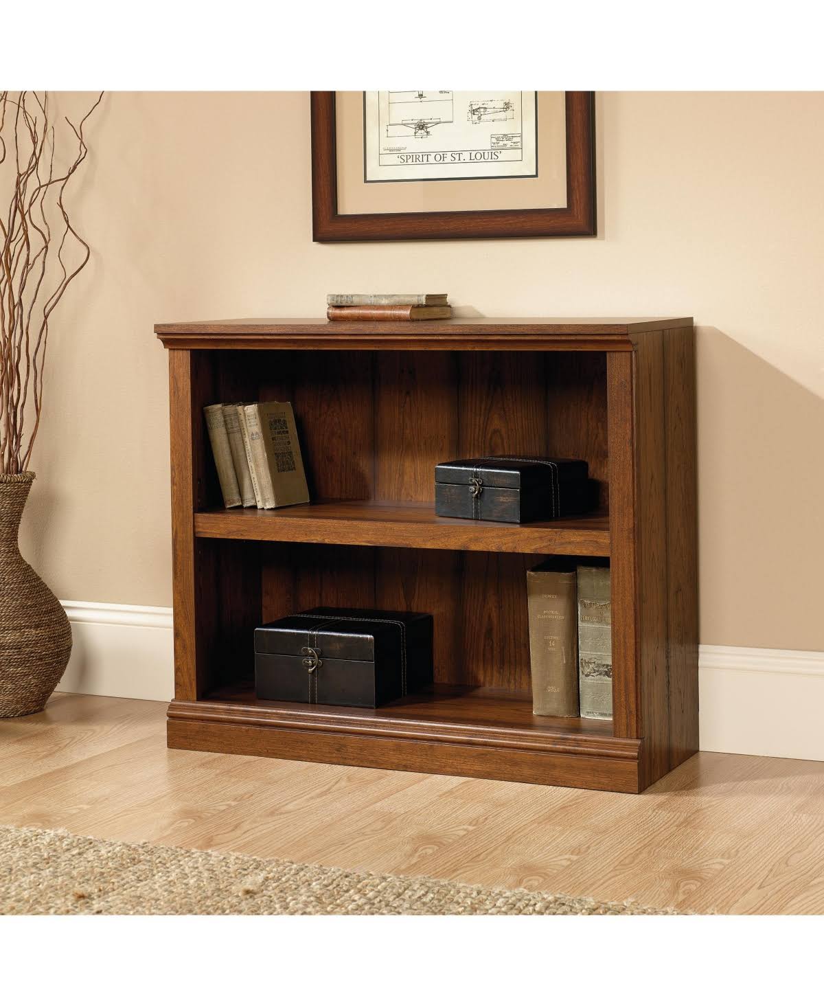 Sauder Bookcase Type 2 Shelf, Finish Washington Cherry