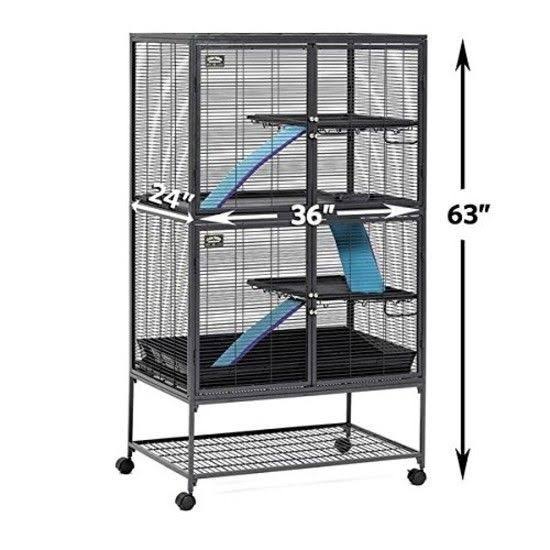 Midwest Deluxe Critter Nation Double Unit Small Animal Cage (Model 162) Includes