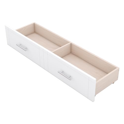 Ball & Cast Queen Size Solid Pine Murphy Bed Chest,Cabinet Hideaway Bed with Charging Station and Large Storage Drawer,Wood Wall Bed can be Folded
