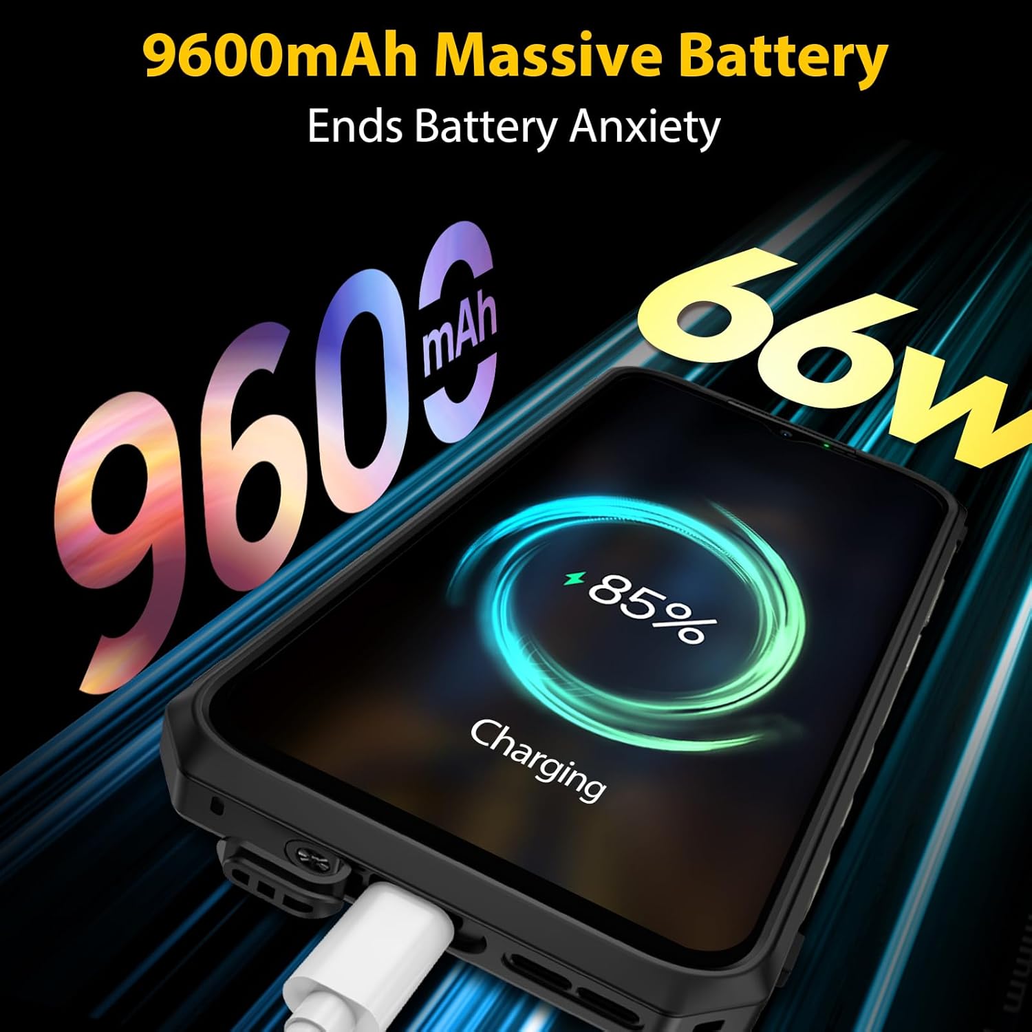 Ulefone Power Armor 18 Ultra 5G Rugged Phones, 24GB(12+12)+512GB MTK Dimensity 7050, 108MP Camera, 9600mAh, 120Hz Display, Android 13