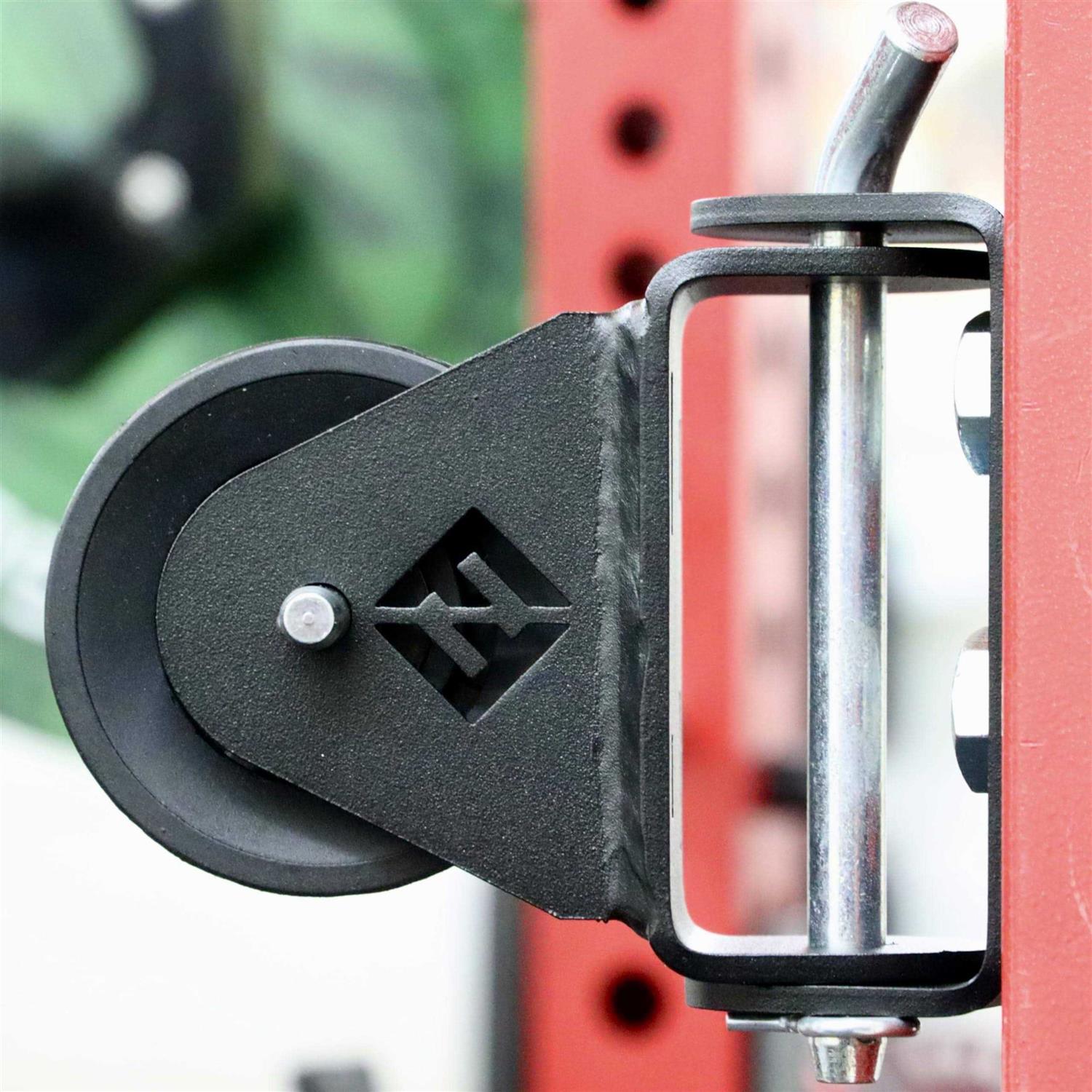 F&amp;F STEEL Rack Mounted Swivel Pulley 180 Degree Smooth-Glide Pulley for Full-Body Workouts - Sports Supplies Online Store