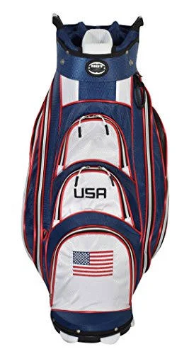 Hot Z Golf 2018 USA Cart Bag (Red White Blue) New