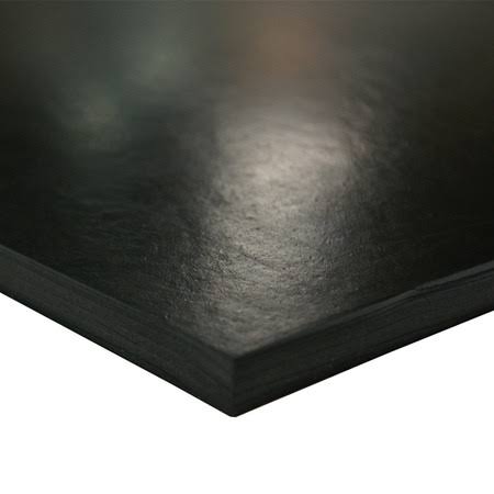 Rubber-Cal 20-111 Nitrile Sheets -60A- 1/8x22 x 3 ft W x 18 ft L - Black
